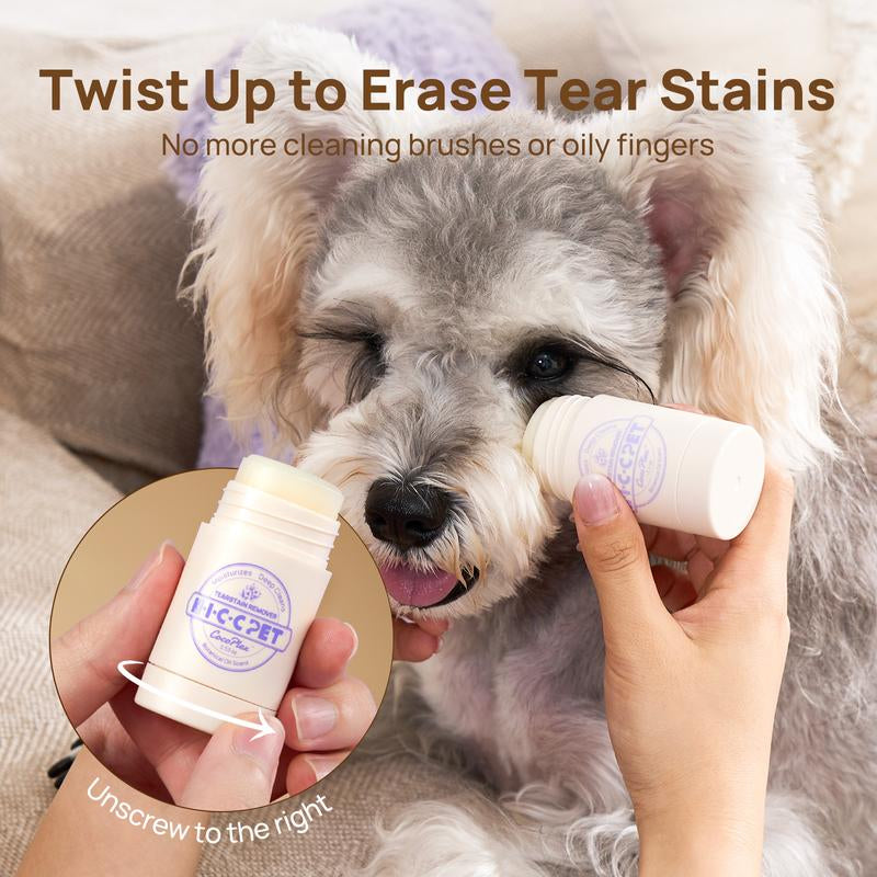 【Falldealsforyou】Hicc Pet Tear Stain Eye Balm Butter for Dogs Gently Lifts Tear Stains Coconut Oil Cleanses, Soothes, and Hydrates the Area around Your Pet'S Eyes for a Brighter Comfortable, and Stain-Free #Petlife