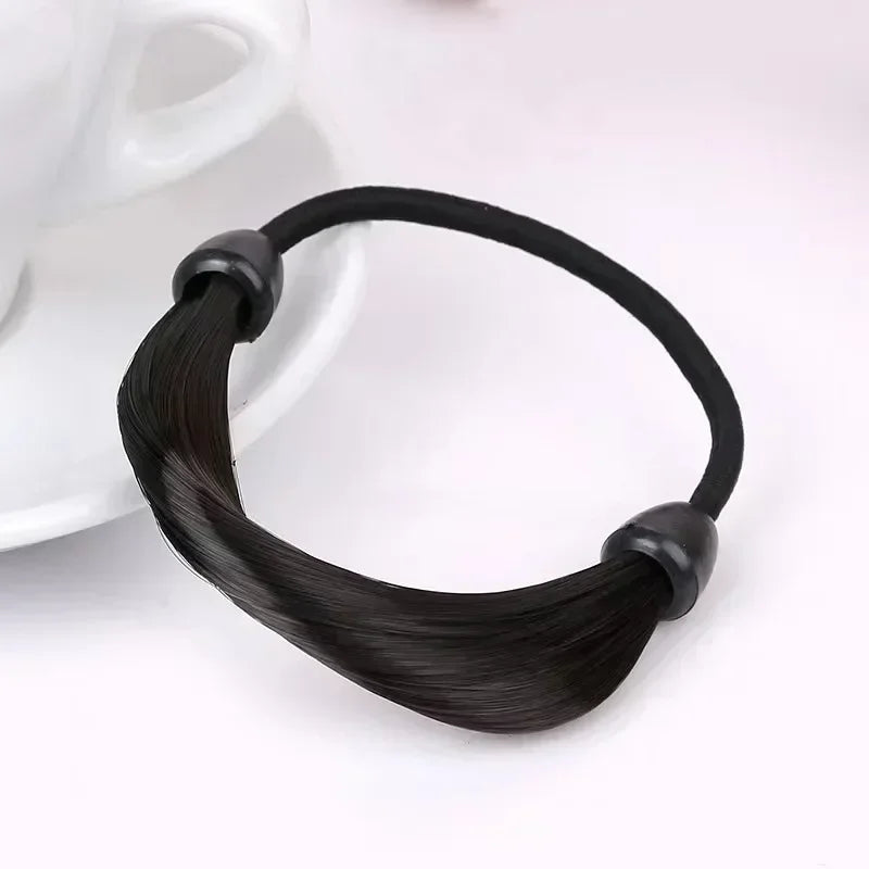 1Pc Invisible Seamless Ponytail Headband Hair Band Rubber Bands Women Girls High Elastic Hair Ropes Hair Headdress