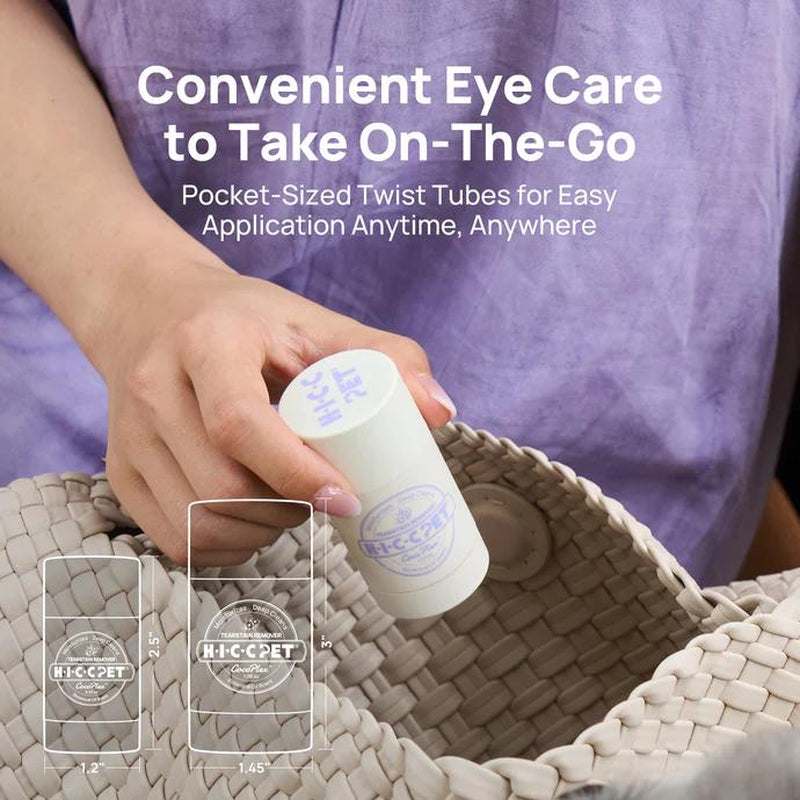 【Falldealsforyou】Hicc Pet Tear Stain Eye Balm Butter for Dogs Gently Lifts Tear Stains Coconut Oil Cleanses, Soothes, and Hydrates the Area around Your Pet'S Eyes for a Brighter Comfortable, and Stain-Free #Petlife