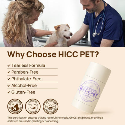 【Falldealsforyou】Hicc Pet Tear Stain Eye Balm Butter for Dogs Gently Lifts Tear Stains Coconut Oil Cleanses, Soothes, and Hydrates the Area around Your Pet'S Eyes for a Brighter Comfortable, and Stain-Free #Petlife